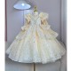 Kids Girls' Flower Girl Dress Party Dress Solid Color Long Sleeves Formal Performance Wedding Mesh Princess Tulle Dress Flower Girl's Dress Spring Fall Winter 2-12 XF101005