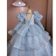 Kids Girls' Flower Girl Dress Party Dress Solid Color Long Sleeves Formal Performance Wedding Mesh Princess Tulle Dress Flower Girl's Dress Spring Fall Winter 2-12 XF101005