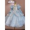 Kids Girls' Flower Girl Dress Party Dress Solid Color Long Sleeves Formal Performance Wedding Mesh Princess Tulle Dress Flower Girl's Dress Spring Fall Winter 2-12 XF101005