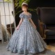 Sparkling Sequins Girls' Dresses Princess dresses Stylish Birthday Party Dresses Flower Girl Dresses XF101008