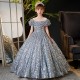 Sparkling Sequins Girls' Dresses Princess dresses Stylish Birthday Party Dresses Flower Girl Dresses XF101008