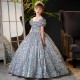 Sparkling Sequins Girls' Dresses Princess dresses Stylish Birthday Party Dresses Flower Girl Dresses XF101008