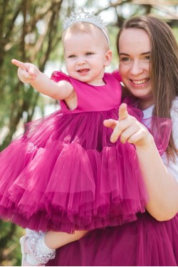 Toddler Baby Wedding Girl Dress Birthday Party Dress Flower Girl Dresses XF101021