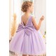 Princess Tulle and Satin Flower Girl Dresses Birthday Party Dress with Bow XF101024