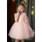 Princess Tulle and Satin Flower Girl Dresses Birthday Party Dress with Bow XF101024