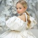 Cute Kids Girls' Ruched Puff Sleeves Flower Girl Dresses Solid Color Short Sleeve Formal Wedding Party Dresses XF101026 Cute Kids Girls' Ruched Puff Sleeves Flower Girl Dresses Solid Color Short Sleeve Formal Wedding Party Dresses XF101026