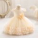 Girls Royal Blue Lace Tulle Flower Girl Dresses with 3D Floral DetailsFormal Wedding Party Pageant Gown for Toddler XF101029