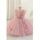 Lavender Purple Tulle Princess Dress with Sequin Butterfly Appliques Formal Wedding Pageant Gown for Toddler Girls Flower Girl Dresses XF101032