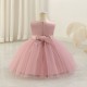 Lavender Purple Tulle Princess Dress with Sequin Butterfly Appliques Formal Wedding Pageant Gown for Toddler Girls Flower Girl Dresses XF101032