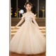 Luxury Purple Sparkly Tulle Princess Dresses Sequin Embellished Girls Formal Gowns Flower Girl Dresses XF101037
