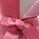 Pink Puffed Sleeve Tulle Princess Dress Floral Flower Girl Dresses XF101045