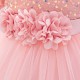 Girls' Toddler Pink Sequins Tulle Princess Dress Birthday Wedding Party Flower Girl Dresses XF101059