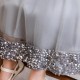 Sequins Tulle Princess Dress Gray Birthday Wedding Party Flower Girl Dresses with Bow XF101067 Sequins Tulle Princess Dress Gray Birthday Wedding Party Flower Girl Dresses with Bow XF101067