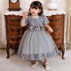 Sequins Tulle Princess Dress Gray Birthday Wedding Party Flower Girl Dresses with Bow XF101067 Sequins Tulle Princess Dress Gray Birthday Wedding Party Flower Girl Dresses with Bow XF101067