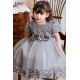 Sequins Tulle Princess Dress Gray Birthday Wedding Party Flower Girl Dresses with Bow XF101067 Sequins Tulle Princess Dress Gray Birthday Wedding Party Flower Girl Dresses with Bow XF101067