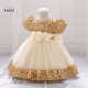 Sequins Tulle Princess Dress Gold Birthday Wedding Party Flower Girl Dresses with Bow XF101070 Sequins Tulle Princess Dress Gold Birthday Wedding Party Flower Girl Dresses with Bow XF101070