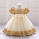 Sequins Tulle Princess Dress Gold Birthday Wedding Party Flower Girl Dresses with Bow XF101070 Sequins Tulle Princess Dress Gold Birthday Wedding Party Flower Girl Dresses with Bow XF101070