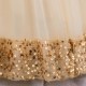 Sequins Tulle Princess Dress Gold Birthday Wedding Party Flower Girl Dresses with Bow XF101070 Sequins Tulle Princess Dress Gold Birthday Wedding Party Flower Girl Dresses with Bow XF101070