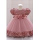 Sequins Tulle Princess Dress Light Dusty Pink Birthday Wedding Party Flower Girl Dresses with Bow XF101072 Sequins Tulle Princess Dress Light Dusty Pink Birthday Wedding Party Flower Girl Dresses with Bow XF101072