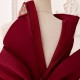 High Low Burgundy Tulle Wedding Party Flower Girl Dresses XF101080