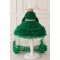High Low Green Tulle Wedding Party Flower Girl Dresses XF101083