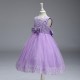 Cute Lace and Tulle Wedding Party Flower Girl Dresses XF101092