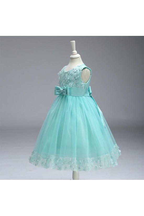 Cute Lace and Tulle Wedding Party Flower Girl Dresses XF101093