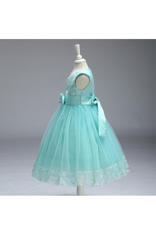 Cute Lace and Tulle Wedding Party Flower Girl Dresses XF101093