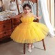 Cute A-Line Tulle Wedding Party Flower Girl Dresses XF101097