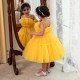 Cute A-Line Tulle Wedding Party Flower Girl Dresses XF101097