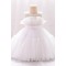 Cute A-Line Tulle Wedding Party Flower Girl Dresses XF101098