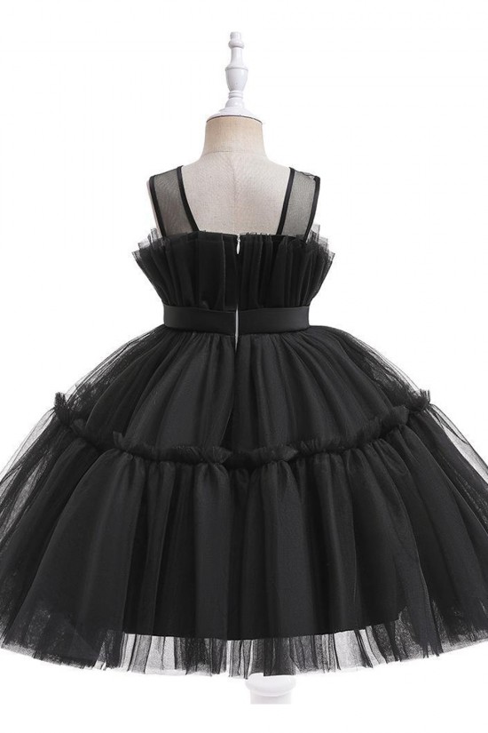 Cute A-Line Tulle Wedding Party Flower Girl Dresses XF101102