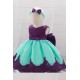 Cute Lace Bowknot Wedding Party Flower Girl Dresses with Headwear XF101109