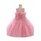Cute Tulle Pink Princess Dress Wedding Party Flower Girl Dresses with Bowknot XF101112 Cute Tulle Pink Princess Dress Wedding Party Flower Girl Dresses with Bowknot XF101112