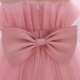 Cute Tulle Pink Princess Dress Wedding Party Flower Girl Dresses with Bowknot XF101112 Cute Tulle Pink Princess Dress Wedding Party Flower Girl Dresses with Bowknot XF101112