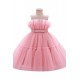 Cute Tulle Pink Princess Dress Wedding Party Flower Girl Dresses with Bowknot XF101112 Cute Tulle Pink Princess Dress Wedding Party Flower Girl Dresses with Bowknot XF101112