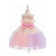 Cute Tulle Princess Wedding Party Flower Girl Dresses with Bowknot XF101113