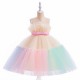 Cute Tulle Princess Wedding Party Flower Girl Dresses with Bowknot XF101113