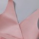 A-Line V Neck Wedding Party Flower Girl Dresses with Bowknot XF101119