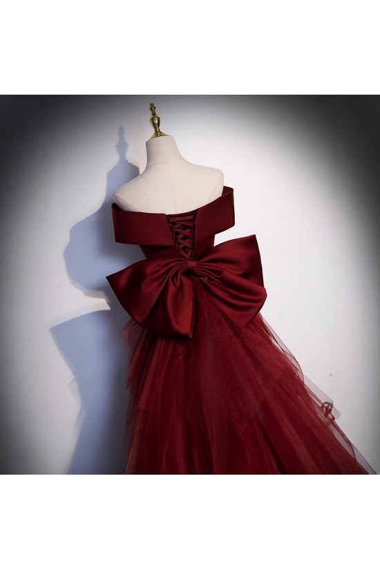 Elegant Mermaid Off the Shoulder Long Prom Dresses Formal Evening Party Dresses XP101004