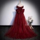 Elegant Mermaid Off the Shoulder Long Prom Dresses Formal Evening Party Dresses XP101004