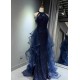 Gorgeous Sequins Tulle Long Prom Dresses Formal Evening Party Dresses XP101006