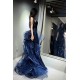 Luxury Sequins Tulle Long Prom Dresses Formal Evening Party Dresses XP101007