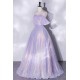 A-Line Sequins Tulle Off the Shoulder Long Prom Dresses Formal Evening Party Dresses XP101016