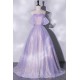 A-Line Sequins Tulle Off the Shoulder Long Prom Dresses Formal Evening Party Dresses XP101016