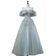 A-Line Tulle Long Prom Dresses Formal Evening Party Dresses XP101017