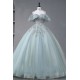 A-Line Tulle Long Prom Dresses Formal Evening Party Dresses XP101017