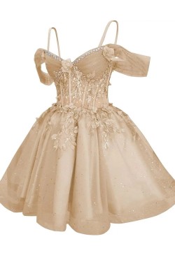 Short Beaded Prom Dresses Homecoming Dresses Formal Evening Party Dresses XP101021