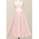A-Line Simple Tulle Tea Length Prom Dresses Homecoming Dresses Formal Evening Party Dresses XP101029