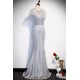 Elegant Mermaid Cap Sleeves Long Prom Dresses Formal Evening Party Dresses XP101037
